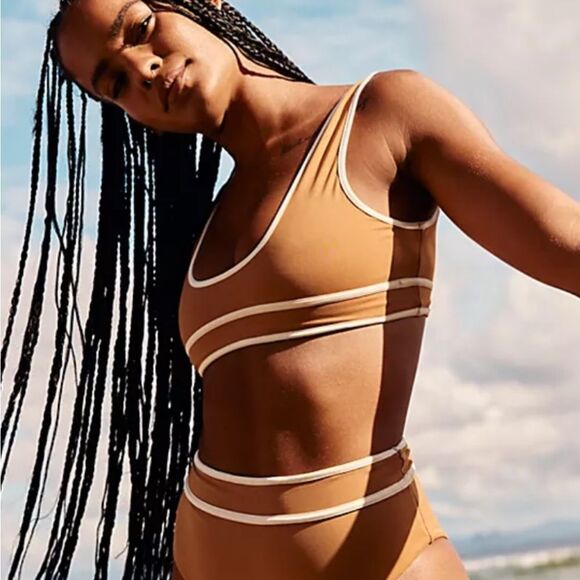 Stone Fox Dhalia Bikini Top Color Block XL - Picture 5 of 5